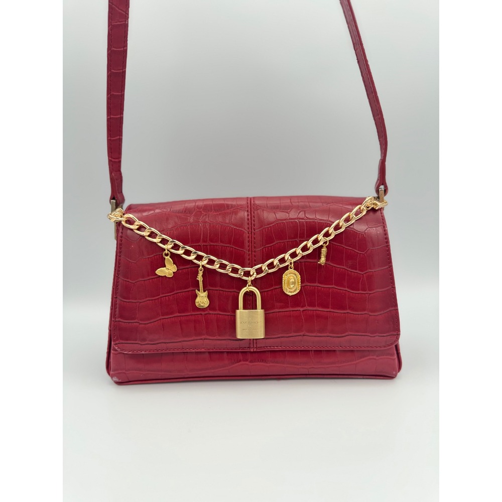 Authentic Louis Vuitton Repurposed Padlock Charm unbranded‎ Chain cowboy style